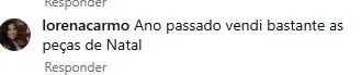 Comentário de aluna: vendi quase dez mil no ano passado